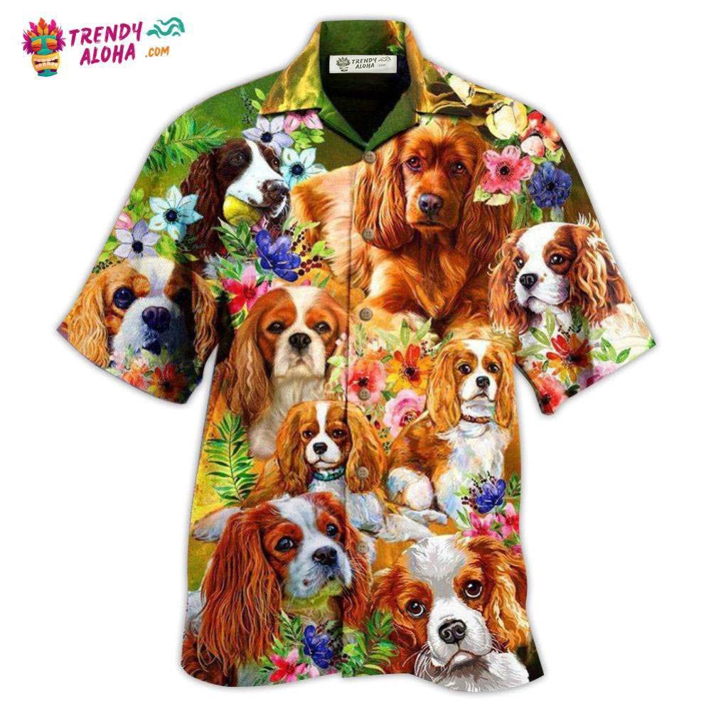 Cavalier King Charles Spaniel Dog The Best Therapy Has Fur And Four Legs Hawaiian Shirt – Trendy Aloha Cavalier King Charles Spaniel Dog The Best Therapy Has Fur And Four Legs Hawaiian Shirt – Trendy Aloha
