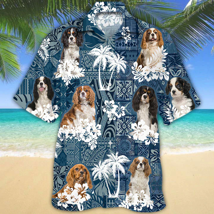 Cavalier King Charles Spaniel Trendy Hawaiian Shirt, Cavachon Summer Aloha Trendy Hawaiian Shirt For Men, Women Cavalier King Charles Spaniel Trendy Hawaiian Shirt, Cavachon Summer Aloha Trendy Hawaiian Shirt For Men, Women