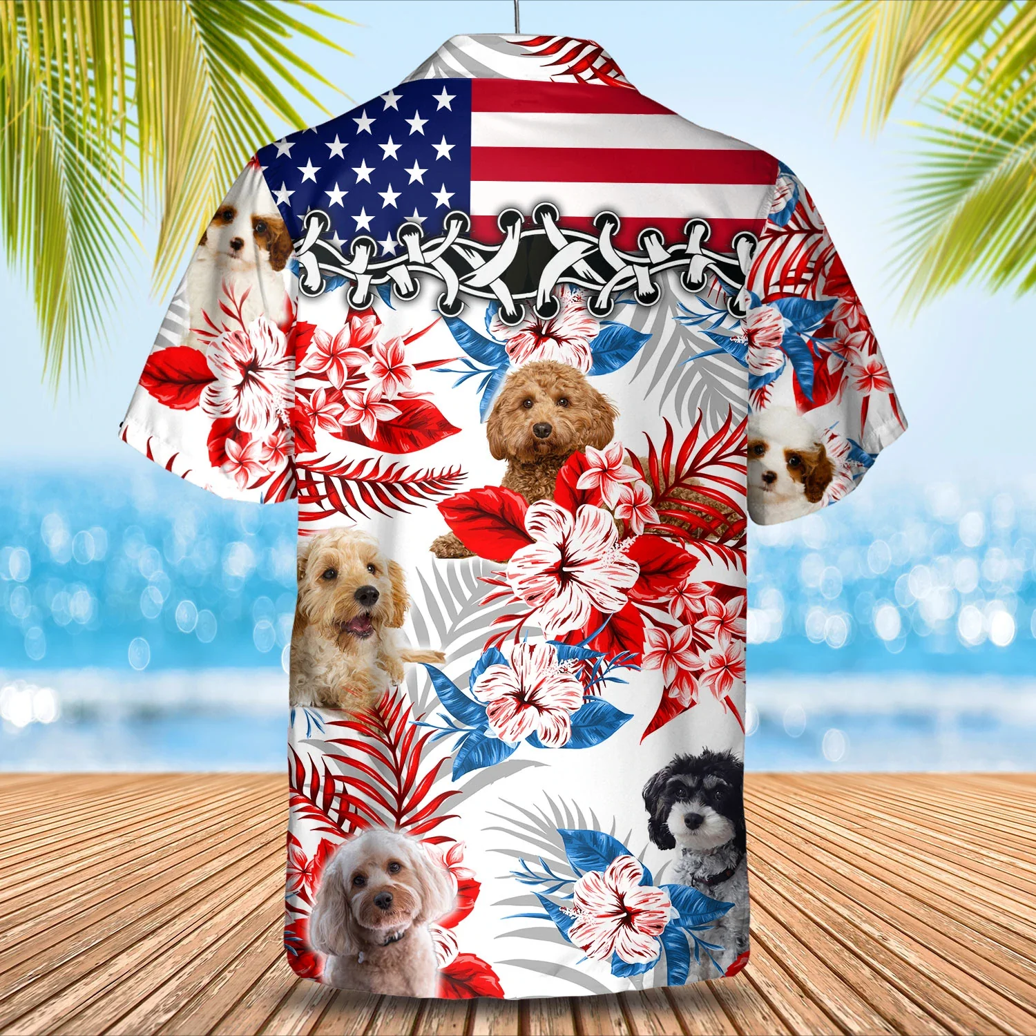 Cavapoo Trendy Hawaiian Shirt, Summer Aloha Shirt, Men Trendy Hawaiian Shirt, Women Trendy Hawaiian Shirt