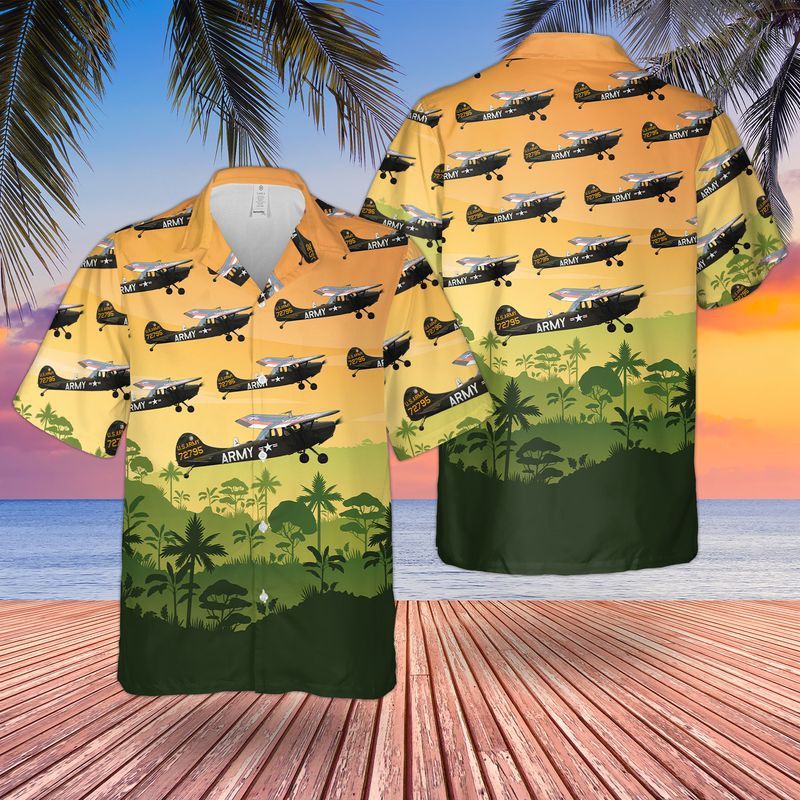 Celebrate with Cessna O1 Bird Dog Independence Day Hawaiian Shirt