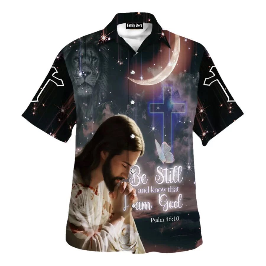 Celestial Retreat: Embracing Jesus’ Peace in Coastal Paradise Shorts