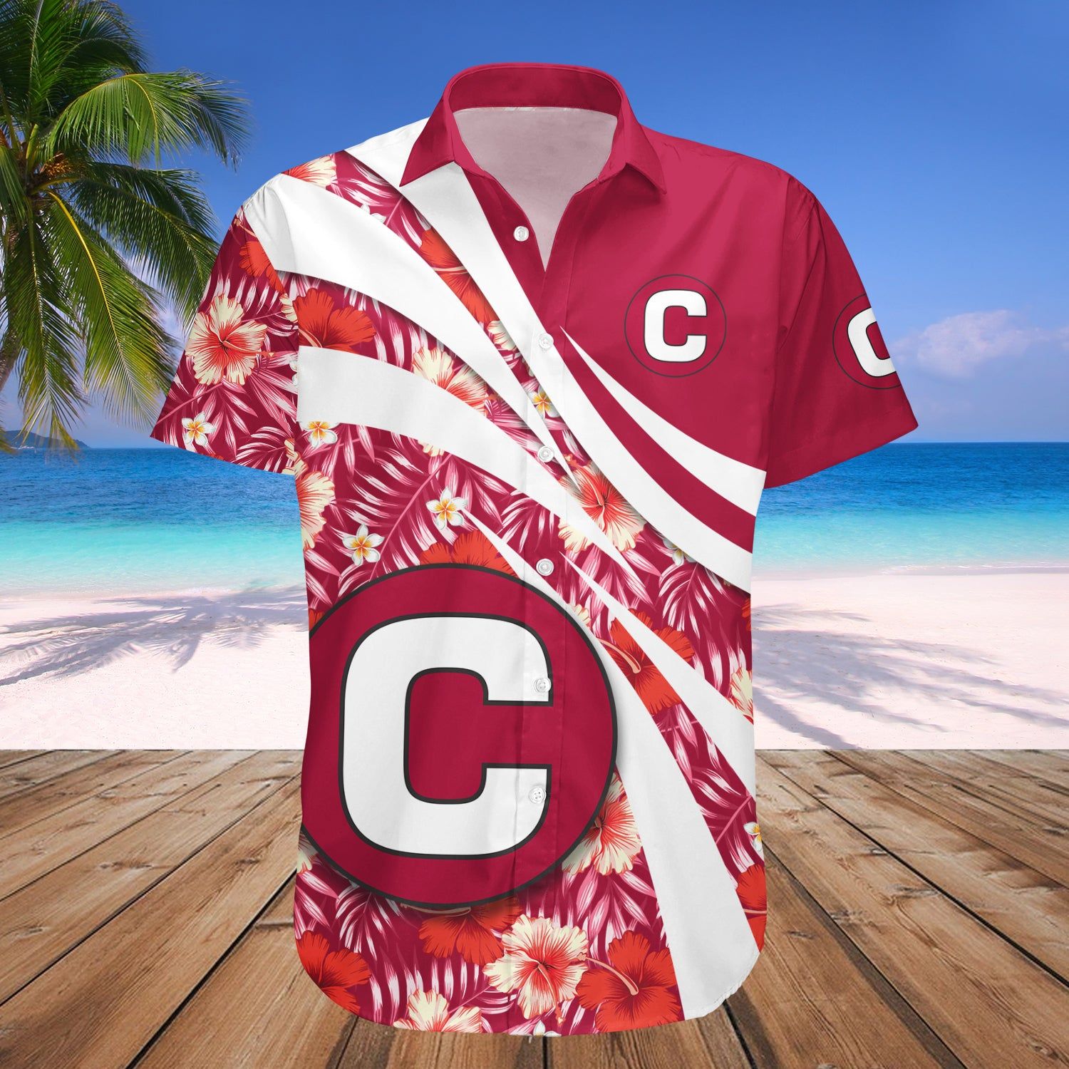 Centenary Gentlemen Hawaii Shirt Hibiscus Sport Style – NCAA