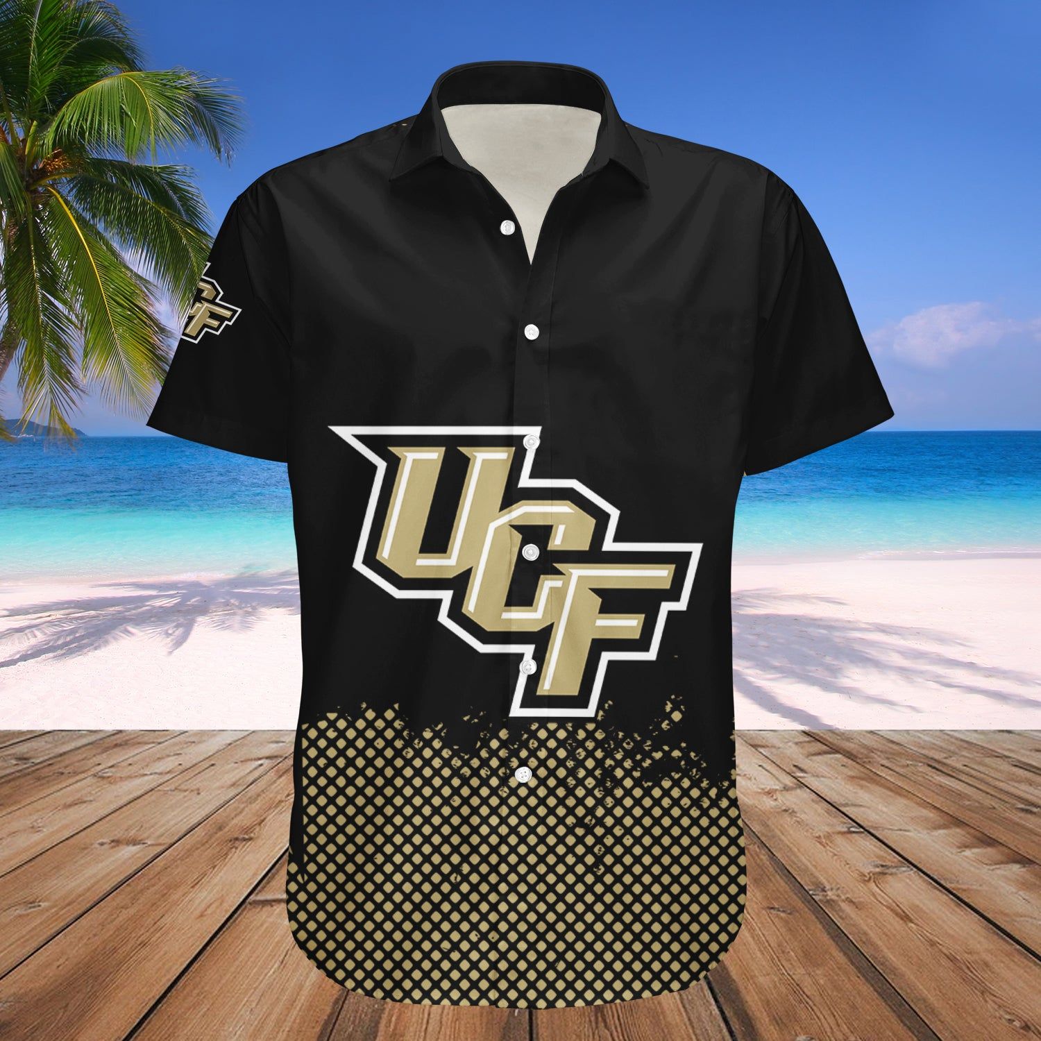 Central Florida Knights Hawaii Shirt Basketball Net Grunge Pattern – NCAA