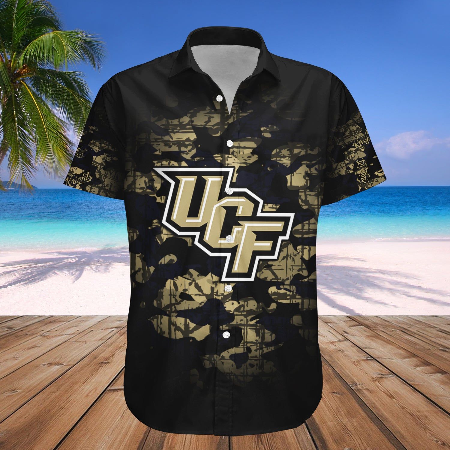 Central Florida Knights Hawaii Shirt Camouflage Vintage – NCAA