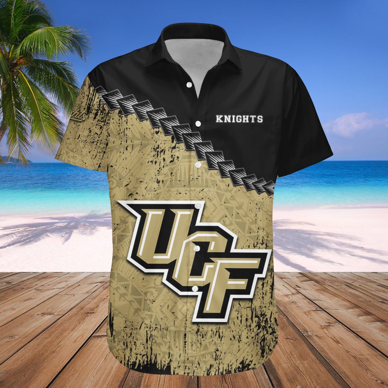 Central Florida Knights Hawaii Shirt Grunge Polynesian Tattoo – NCAA