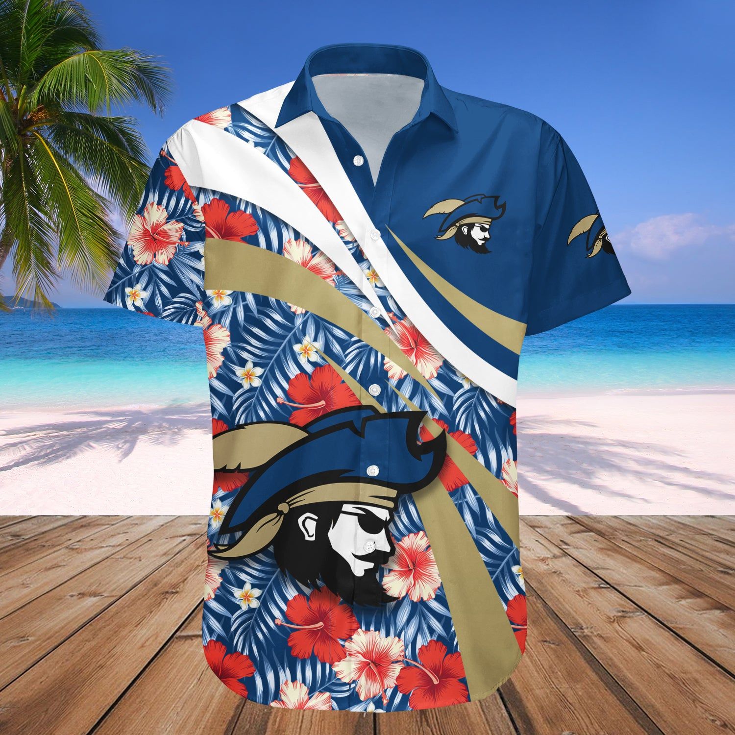 Charleston Southern Buccaneers Hawaii Shirt Hibiscus Sport Style – NCAA