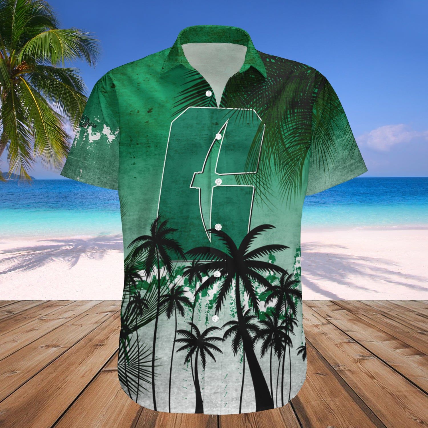 Charlotte 49Ers Hawaii Shirt Coconut Tree Tropical Grunge – NCAA