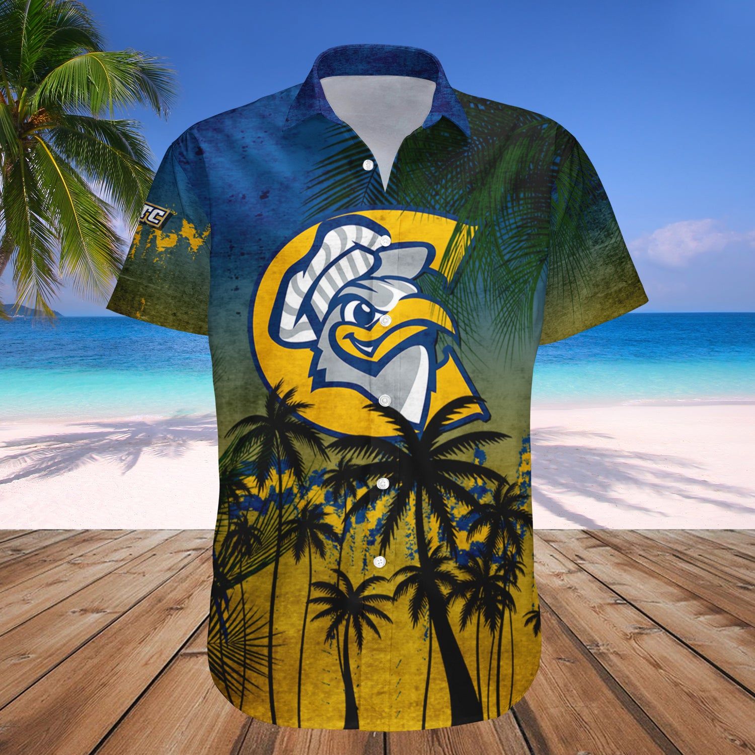 Chattanooga Mocs Hawaii Shirt Coconut Tree Tropical Grunge – NCAA