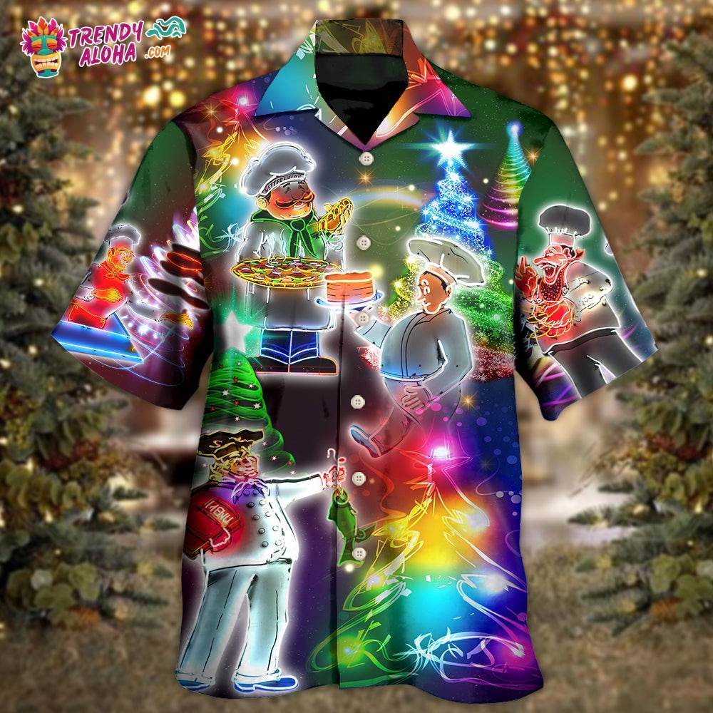 Chef Christmas Merry Everything Happy Always Hawaiian Shirt – Trendy Aloha