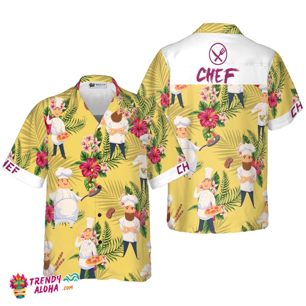 Chef Hawaiian Shirt Chef Hawaiian Shirt