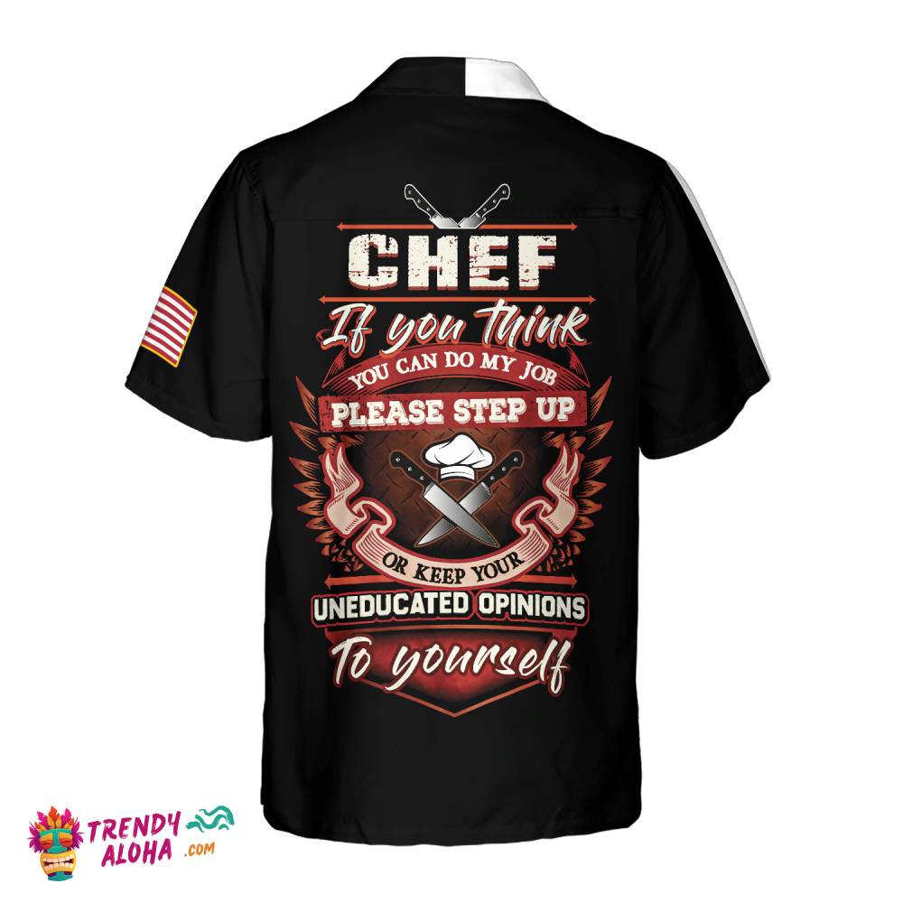Chef Proud Skull 5 Hawaiian Shirt