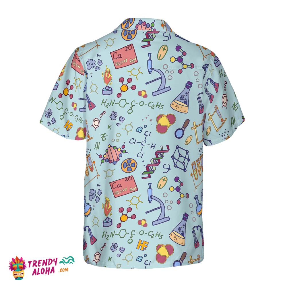 Chemistry Teacher Pattern Hawaiian Shirt