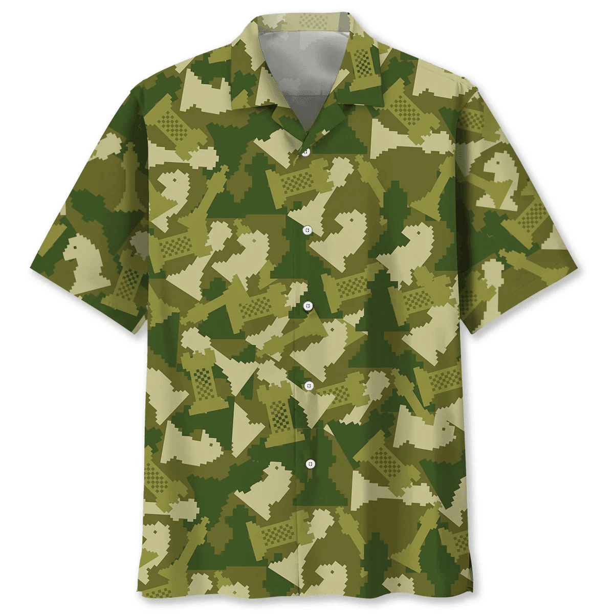 Chess Camo Trendy Hawaiian Shirt