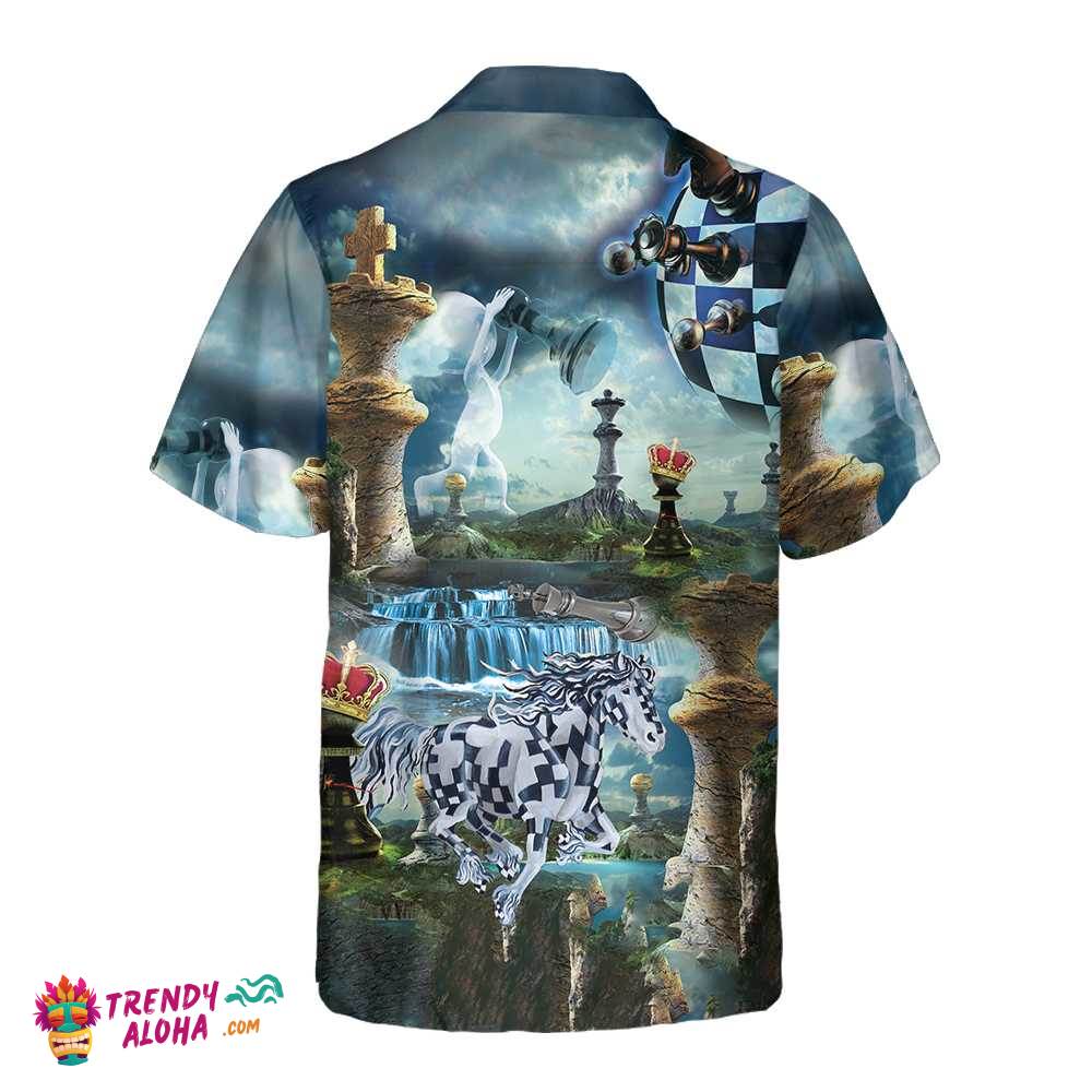 Chess Character Hawaiian Shirt, Unique Chess Shirt For Men & Women, Gift For Chess Player