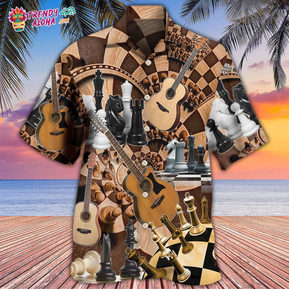 Chess I Like Chess And Guitars Hawaiian Shirt – Trendy Aloha