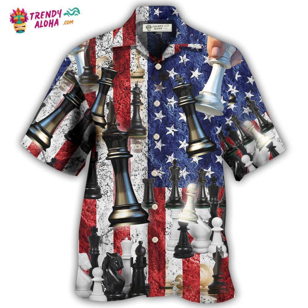 Chess Independence Day Let’S Celebrate With Chess Hawaiian Shirt – Trendy Aloha Chess Independence Day Let’S Celebrate With Chess Hawaiian Shirt – Trendy Aloha