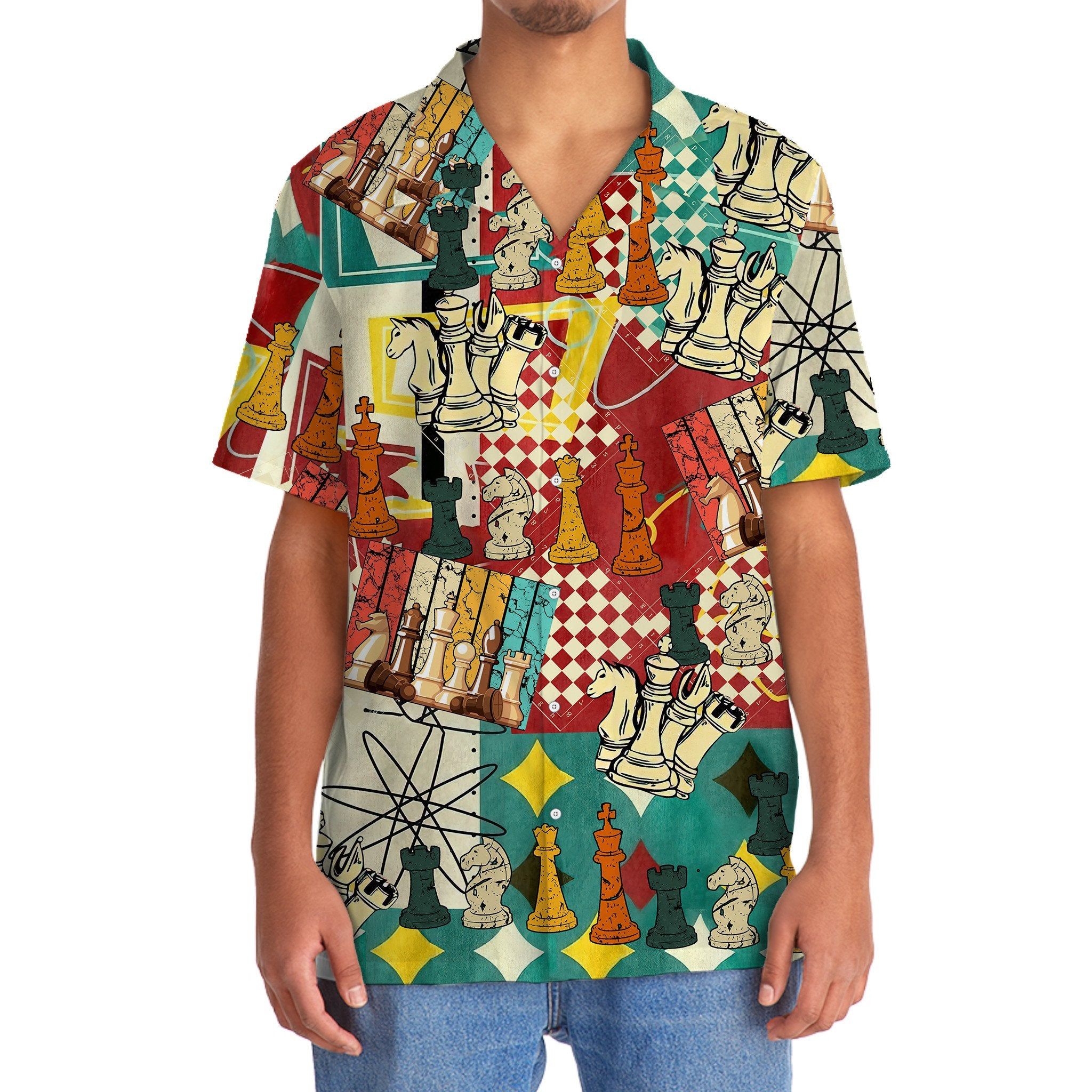 Chess Vintage Color Trendy Hawaiian Shirt