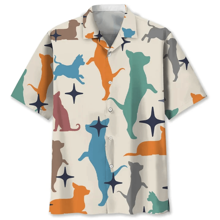 Chiahuahua Vintage Trendy Hawaiian Shirt, Trendy Hawaiian Shirt For Men, Summer Gift For Dog Lovers