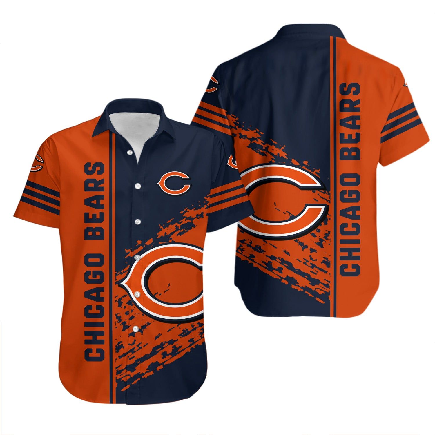 Chicago Bears Hawaiian Shirt Quarter Style – NFL
