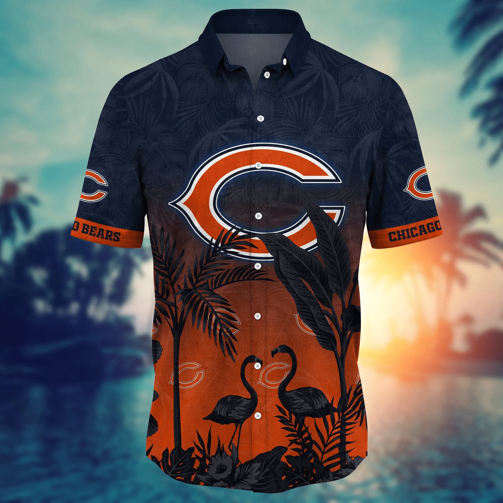 Chicago Bears NFL Hawaiian Shirt Air Conditioningtime Aloha Shirt