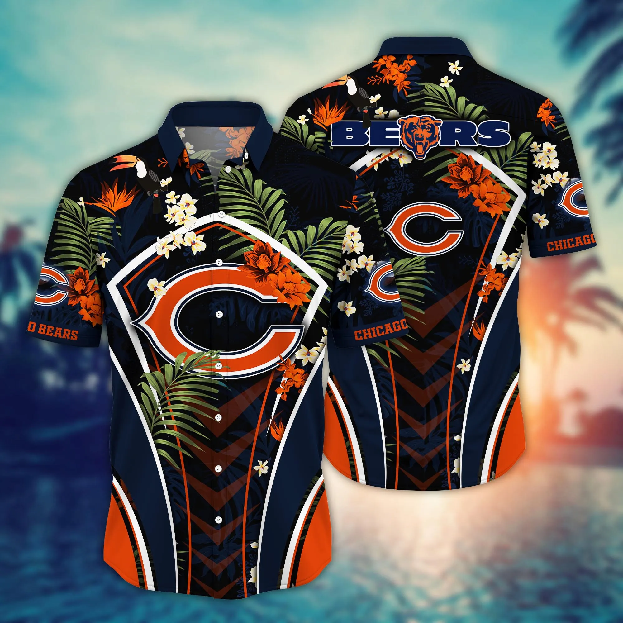 Chicago Bears NFL Hawaiian Shirt Balmy Aloha Shirt