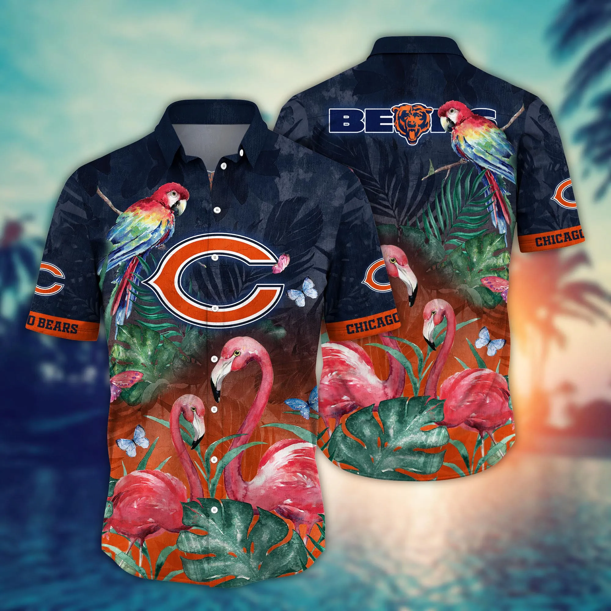 Chicago Bears NFL Hawaiian Shirt Popsicles Aloha Shirt