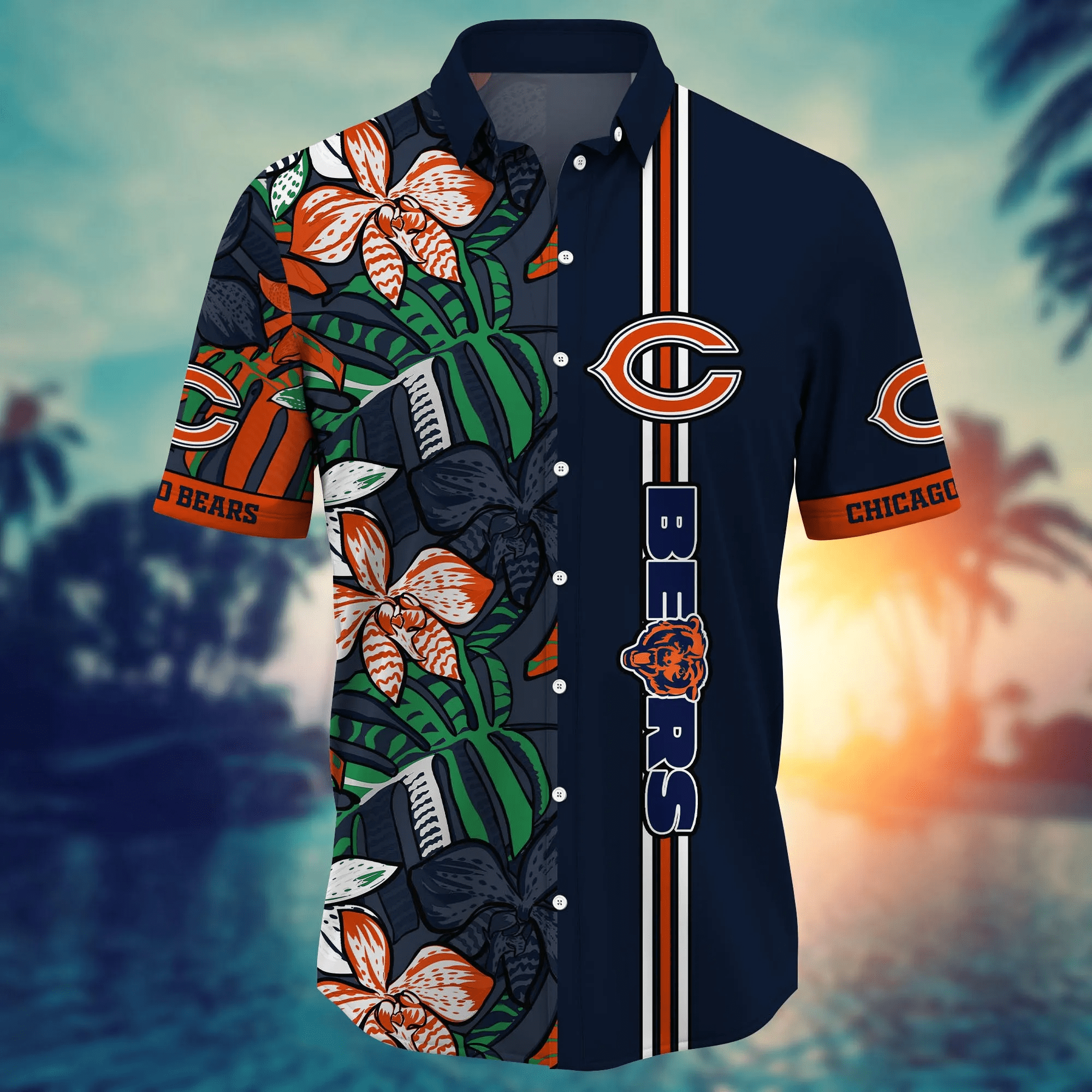 Chicago Bears NFL Hawaiian Shirt Sandals Aloha Shirt