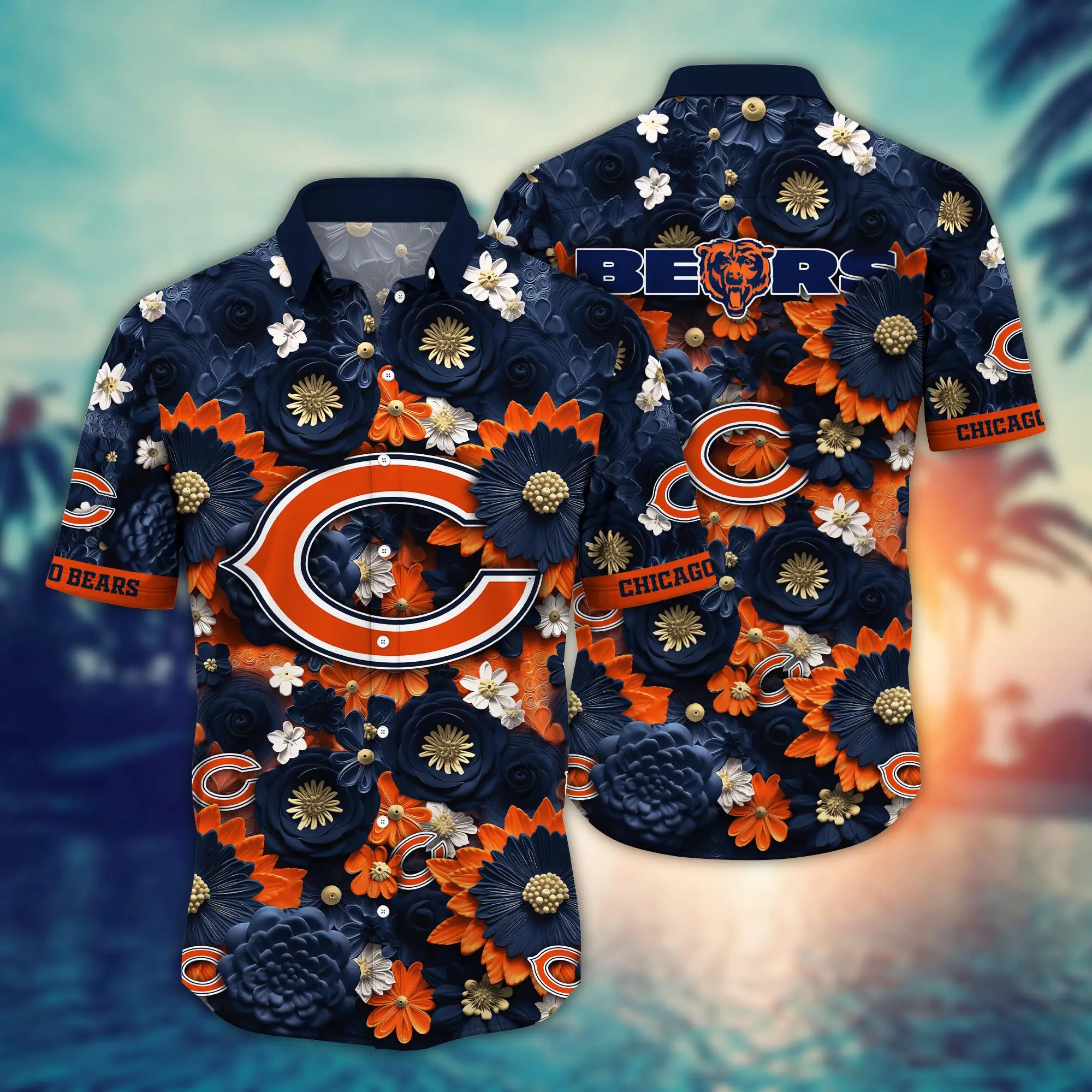 Chicago Bears NFL Hawaiian Shirt Trending For This Summer Customize Shirt Any Team