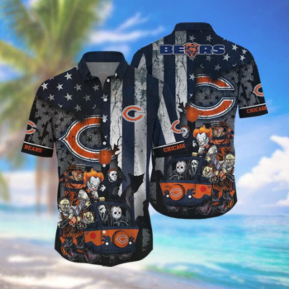 Chicago Bears Team Theme Hawaiian Shirt Unique Design