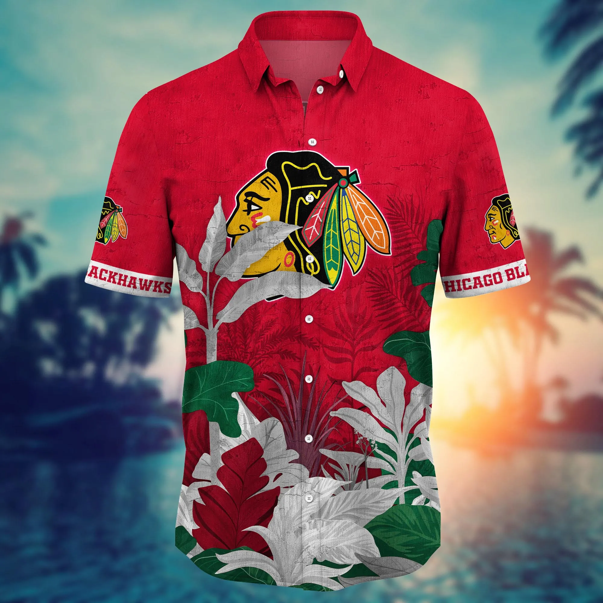 Chicago Blackhawks NHL Hawaiian Shirt Shorts Aloha Shirt