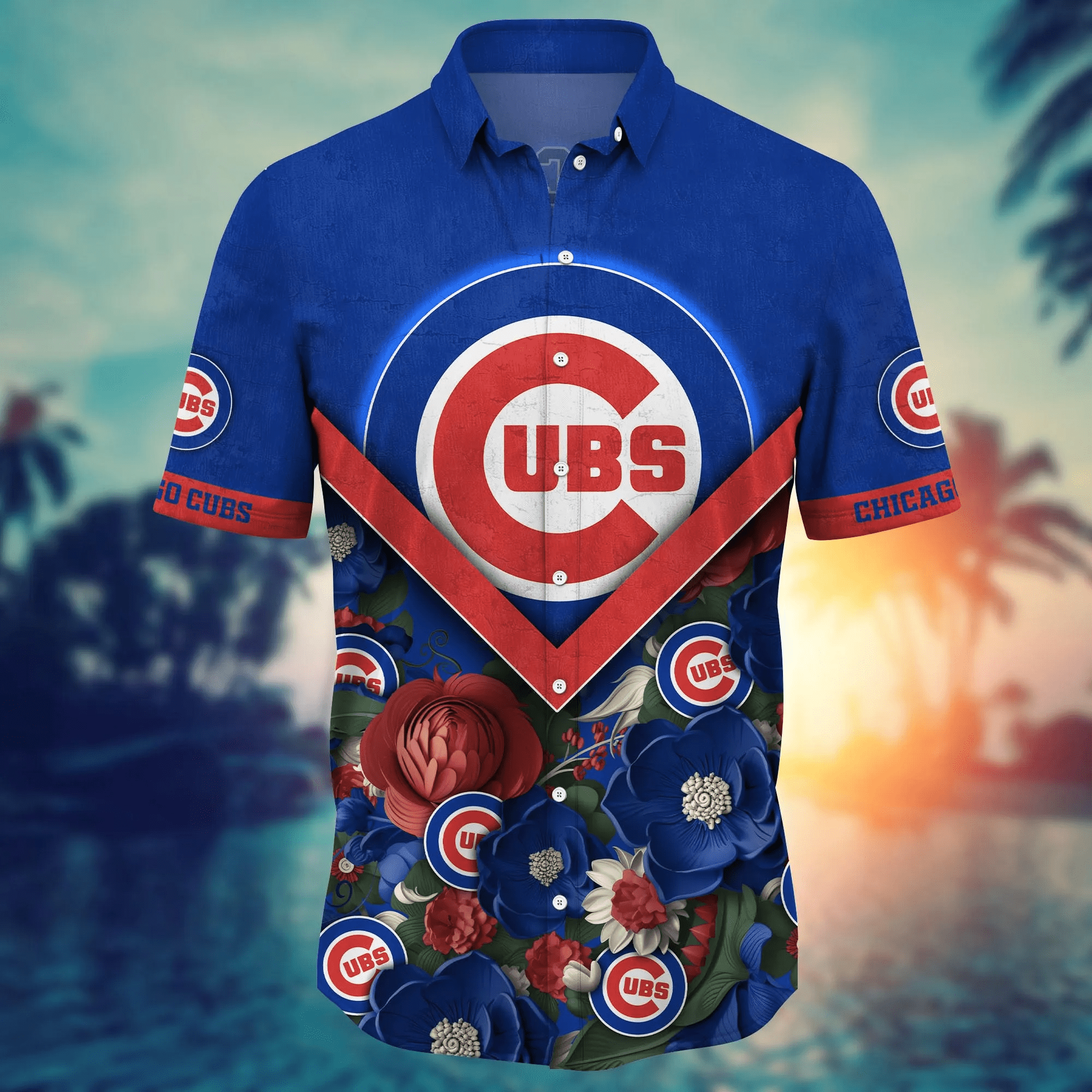 Chicago Cubs MLB Hawaiian Shirt Custom Fireflies Aloha Shirt