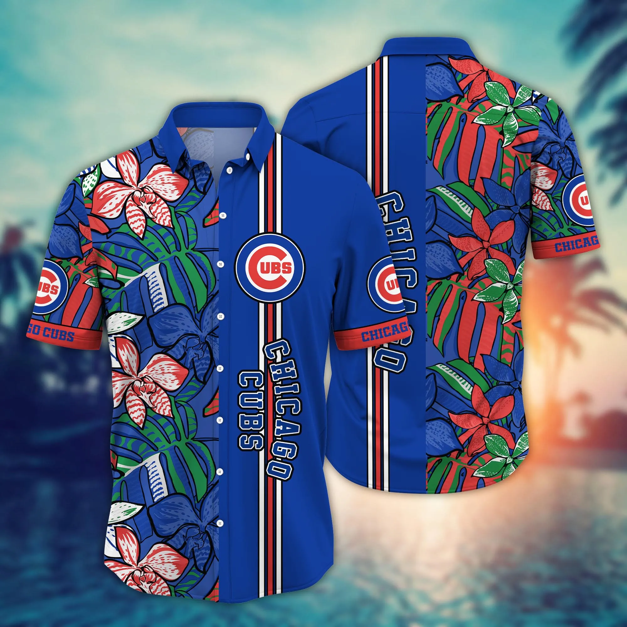 Chicago Cubs MLB Hawaiian Shirt Fireflies Aloha Shirt