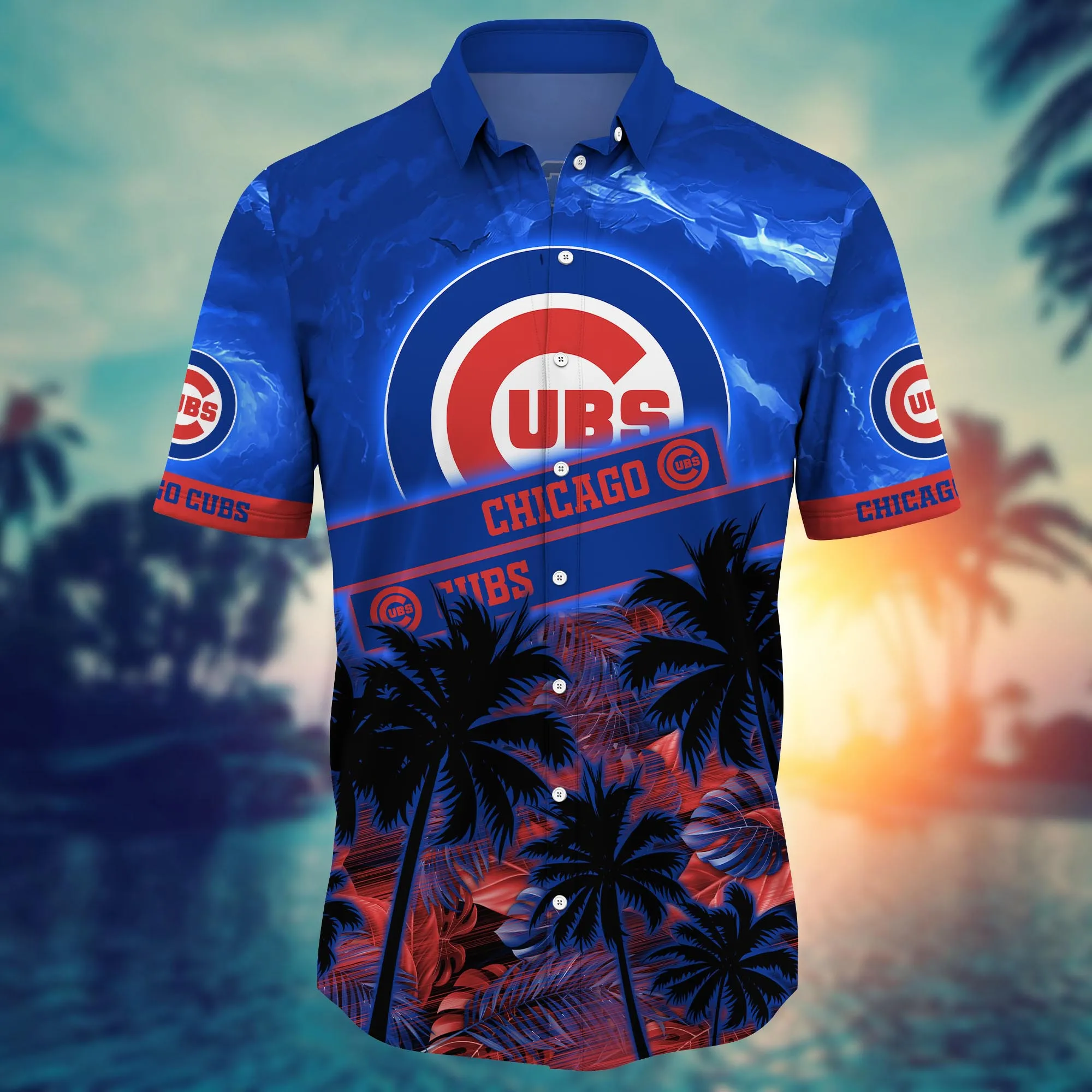 Chicago Cubs MLB Hawaiian Shirt Seashore Aloha Shirt