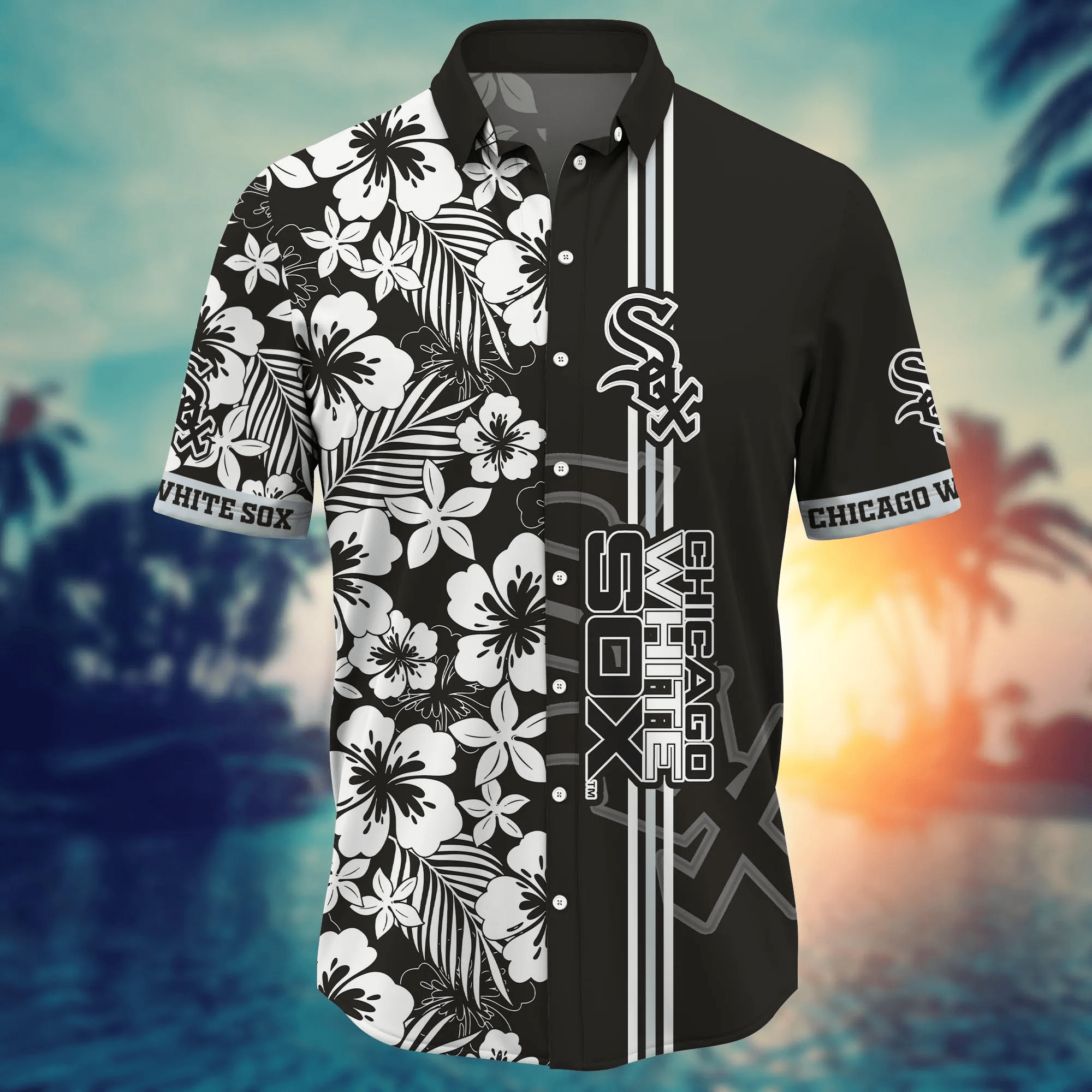 Chicago White Sox MLB Hawaiian Shirt Summer Nightstime Aloha Shirt