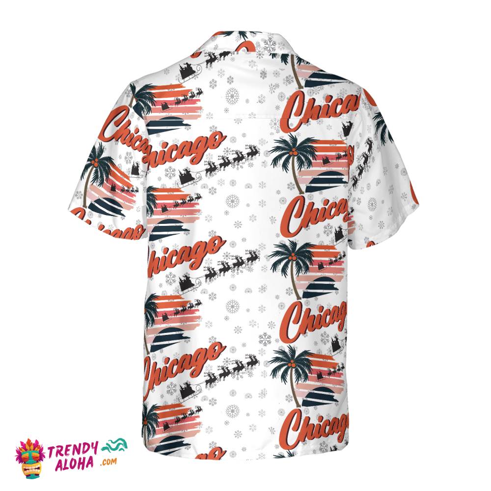 Chicago Winter Hawaiian Shirt
