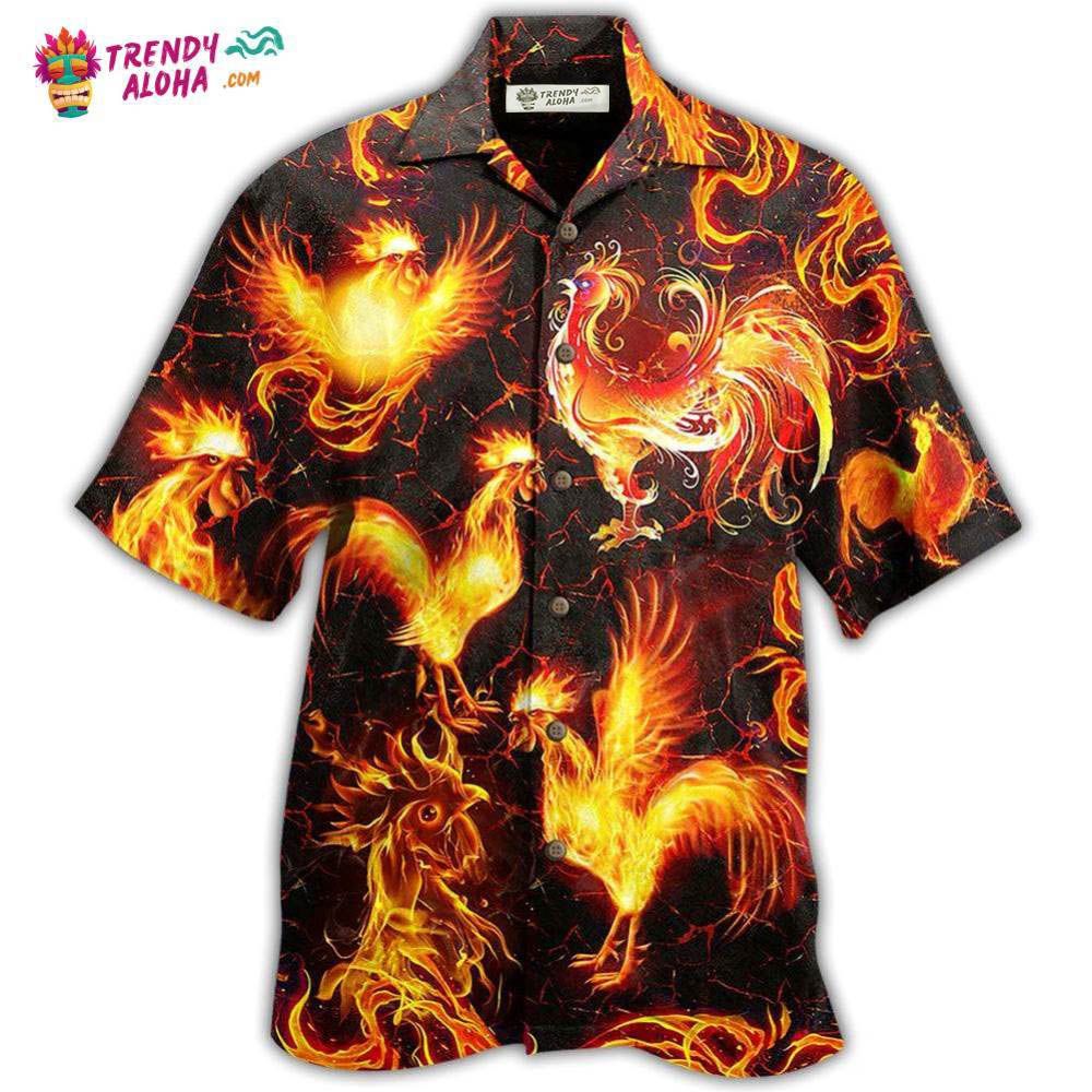 Chicken Fire Love It Hawaiian Shirt – Trendy Aloha Chicken Fire Love It Hawaiian Shirt – Trendy Aloha