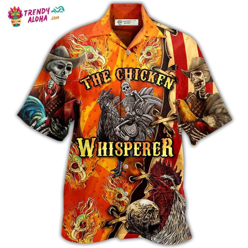 Chicken Fire The Chicken Whisperer Hawaiian Shirt – Trendy Aloha Chicken Fire The Chicken Whisperer Hawaiian Shirt – Trendy Aloha