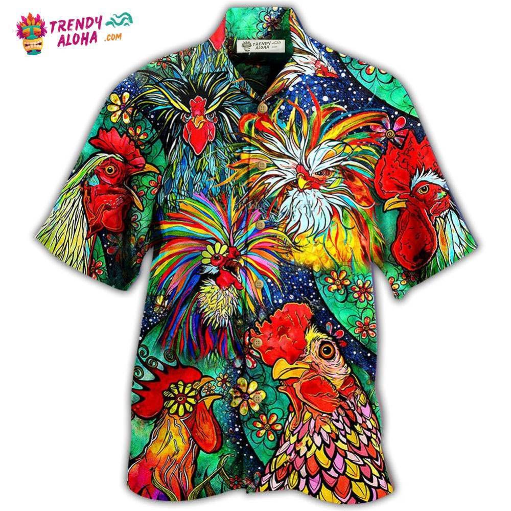 Chicken Love Color Amazing Hawaiian Shirt – Trendy Aloha