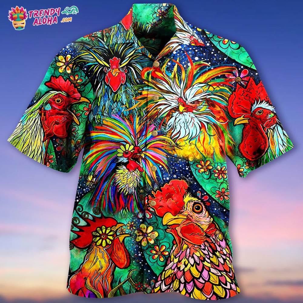 Chicken Love Color Amazing Hawaiian Shirt – Trendy Aloha