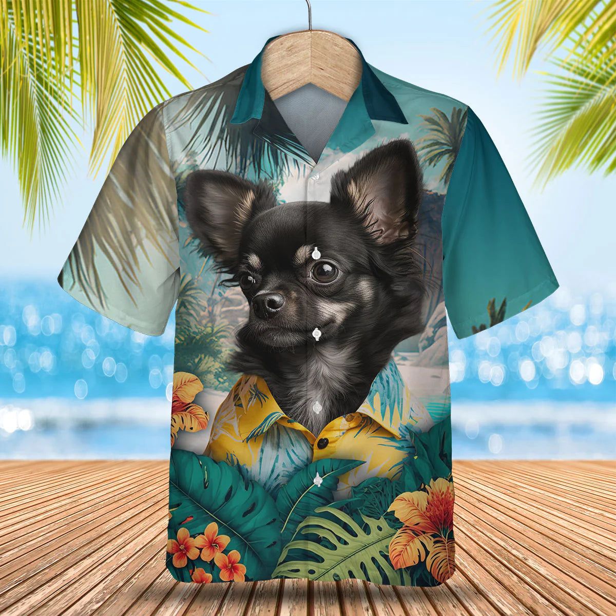 Chihuahua 3 – 3D Tropical Trendy Hawaiian Shirt Chihuahua 3 – 3D Tropical Trendy Hawaiian Shirt