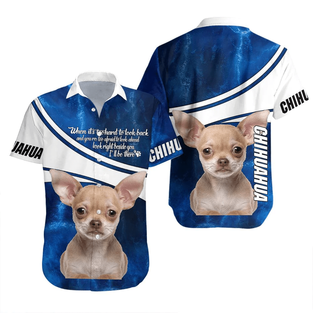 Chihuahua Dog Lovers Theme on Hawaiian Shirt