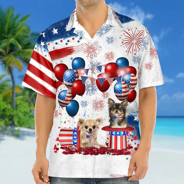 Chihuahua Independence Day Trendy Hawaiian Shirt For Men And Women, 4Th Of July Trendy Hawaiian Shirt Chihuahua Independence Day Trendy Hawaiian Shirt For Men And Women, 4Th Of July Trendy Hawaiian Shirt