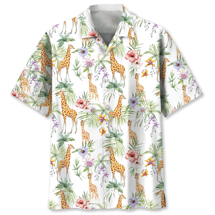 Chihuahua Tropical Trendy Hawaiian Shirt: Tropical Paradise with Tiny Pups