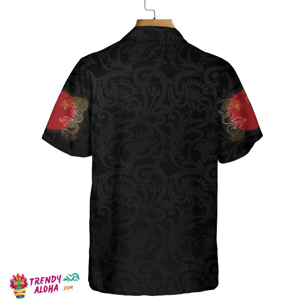 Chinese Dragon Hawaiian Shirt, Red Dragon Shirt For Men And Women