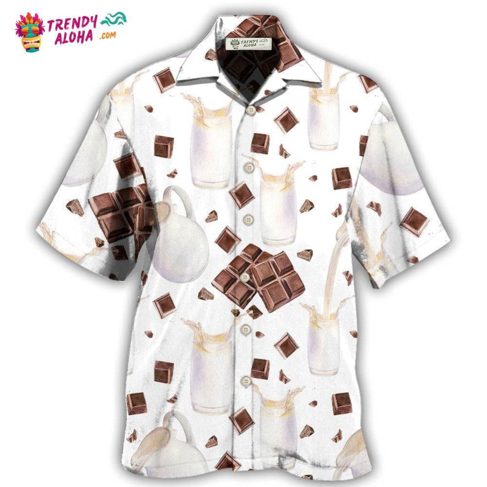 Chocolate Milk Is Cheaper Than Therapy Basic Style Hawaiian Shirt – Trendy Aloha Chocolate Milk Is Cheaper Than Therapy Basic Style Hawaiian Shirt – Trendy Aloha