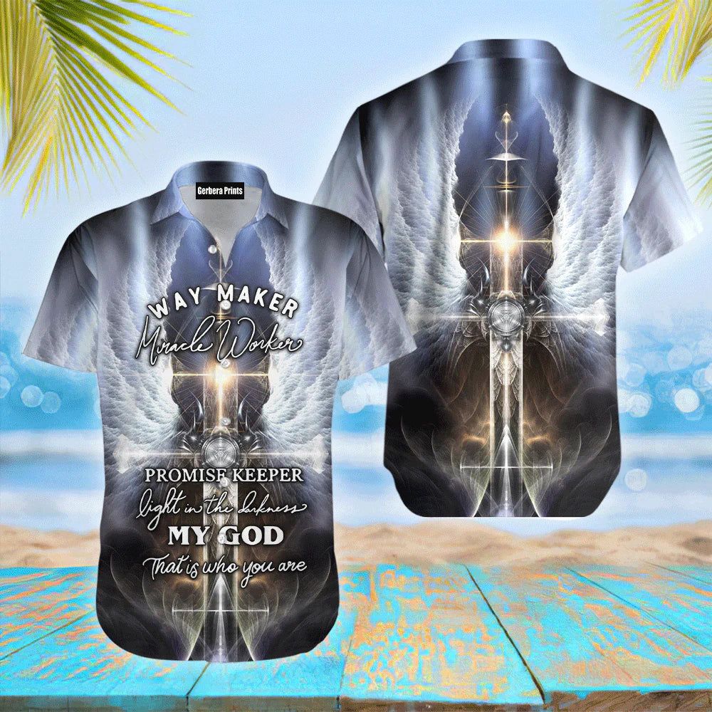 Christian Jesus Angle Wings Aloha Hawaiian Shirts For Men And For Women