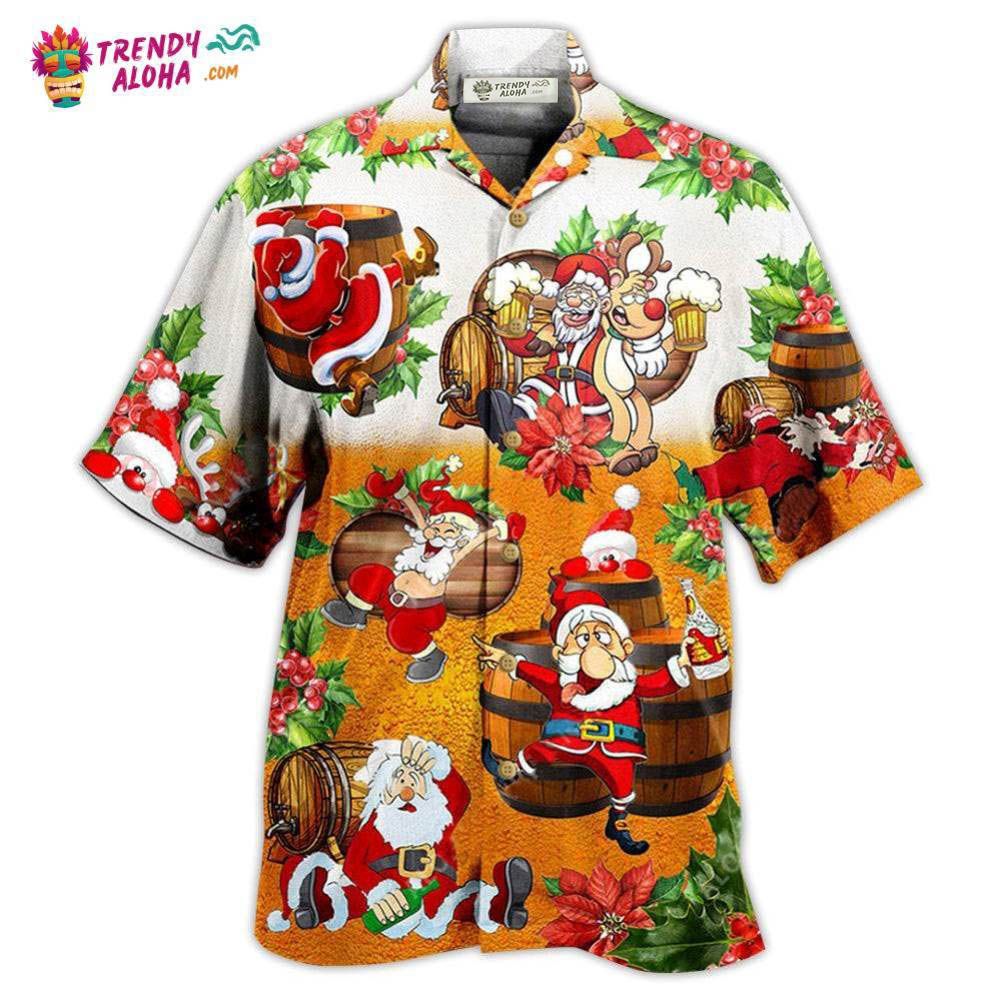Christmas Beer Christmas Dear Santa Heres Your Beer Hawaiian Shirt – Trendy Aloha