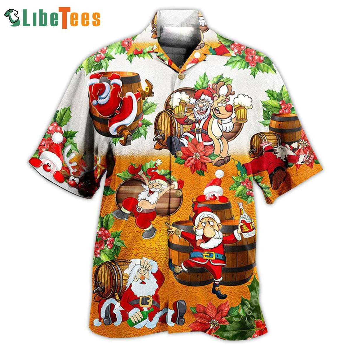 Christmas Beer Santa Drunk, Santa Trendy Hawaiian Shirt Perfect Gifts For Your Loved Ones