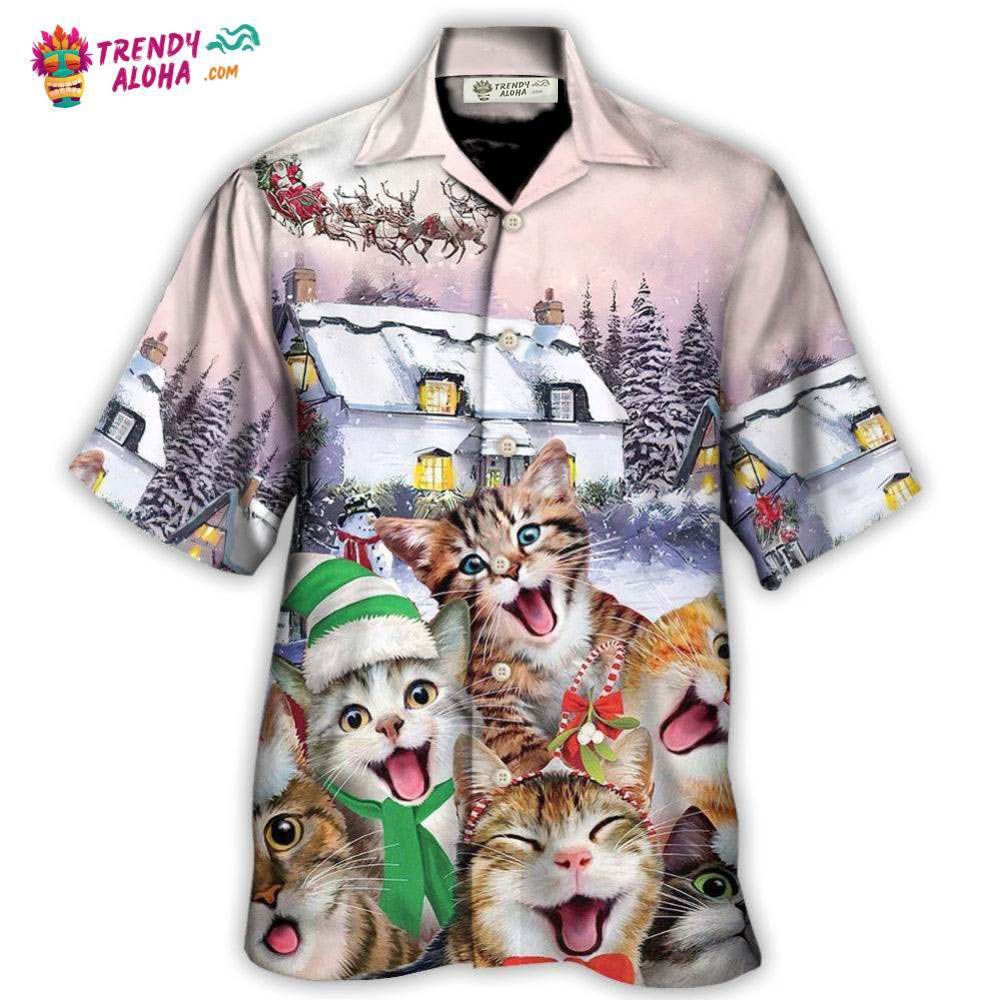 Christmas Cat I’m The Only One You Need Hawaiian Shirt – Trendy Aloha Christmas Cat I’m The Only One You Need Hawaiian Shirt – Trendy Aloha