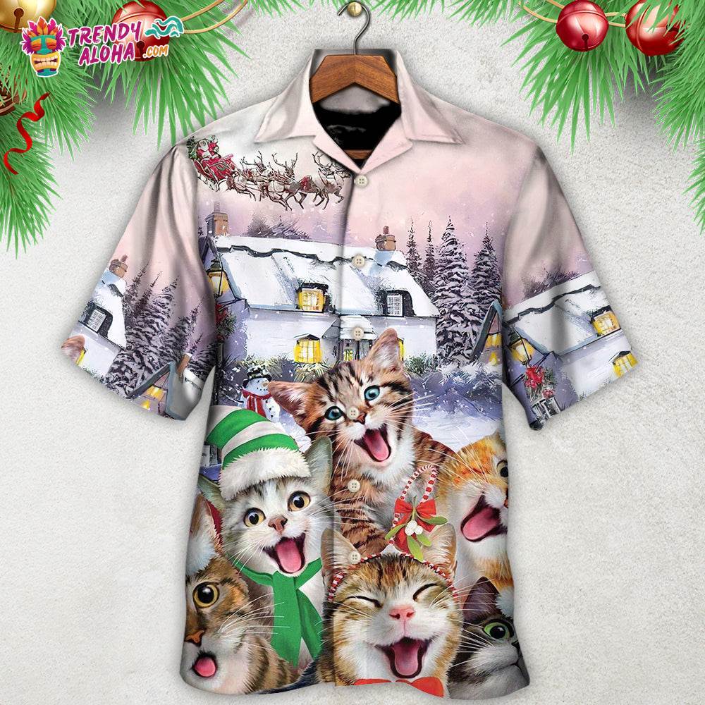Christmas Cat I’m The Only One You Need Hawaiian Shirt – Trendy Aloha